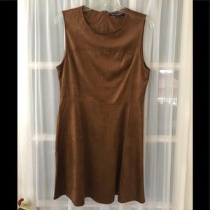NWOT FAUX SWEDE DRESS